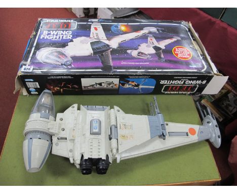 A Boxed Original Star Wars Trilogy 'Return of The Jedi' B-Wing Fighter Vehicle, presented within a Kenner box, damage and sel