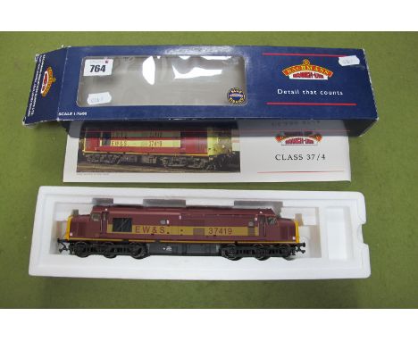 A Bachmann "OO" Gauge #32-375 Class 37/4 Co-Co Diesel Locomotive, R/No. 37419, EW&amp;S livery, DCC ready, boxed.