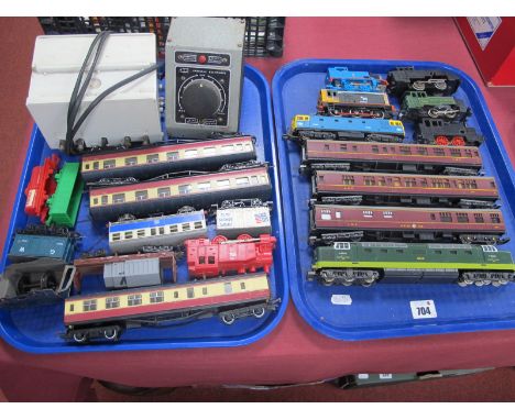 A Collection of "OO" Gauge Model Railway Locomotives and Rolling Stock, to include Lima Class 55 Deltic, R/No. D9003 'Meld', 