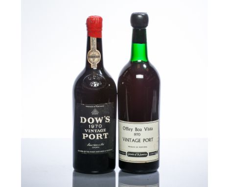 DOW'S 1970 VINTAGE PORT
Full bottle size, no capacity or strength given.
OFFLEY BOA VISTA 1970 VINTAGE PORT
Full bottle size,