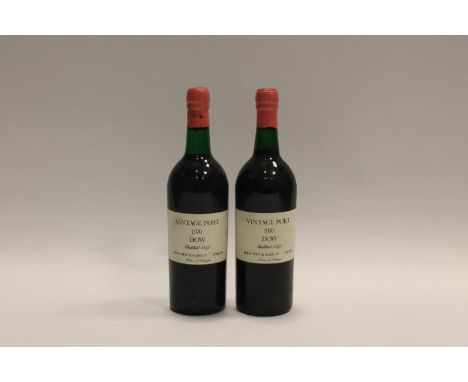 DOWS 1970 VINTAGE PORT
Oporto, Portugal. bottled 1972
2 bottles