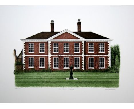 David Gentleman The Deanery, Lichfield lithograph 48 of 150 signed 49 X 63 cm unframed On show at the Curwen Gallery  RRP £ 3