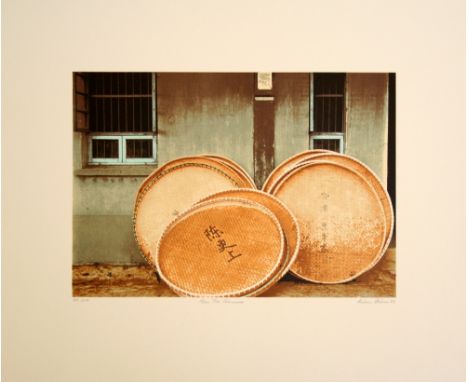 Andrew Holmes Plumtree Commune 1983 lithograph 60 of 110 signed 44 x 54 cm unframed On show at the Curwen Gallery  RRP £ 95