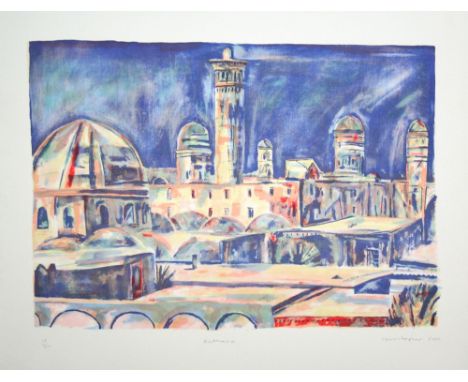 Chris Corr Bukhara lithograph 13 of 200 signed 47 x 60 cm unframed On show at the Curwen Gallery  RRP £ 60