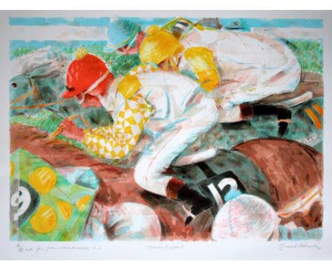Emil Weddige Valiant Effort lithograph VI of XIII AP, "For John with best thoughts, Emil" signed 70 x 90 cm unframed On show 