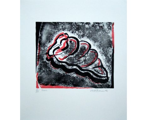 Chloe Fremantle SET Fossil, Heart, Lovers, Obelisk, Odelisque, Pyramid lithograph 5 of 50 signed 29 x 26 cm unframed On show 