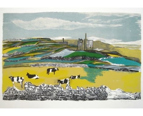 Humphrey Spender Cornish Tin Mines 1969 lithograph 46 of 65 signed 59 x 79 cm unframed On show at the Curwen Gallery  RRP £ 2