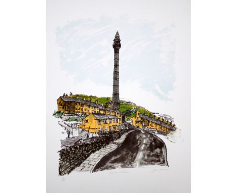 John Thirsk Wainhouse Tower lithograph 37 of 70 signed 56 x 77 cm unframed On show at the Curwen Gallery  RRP £ 165