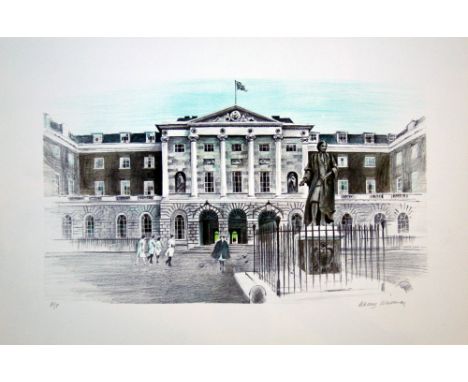 Albany Wiseman Guy's Hospital lithograph AP signed 35 x 53 cm unframed On show at the Curwen Gallery  RRP £ 