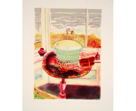 Chloe Cheese Aldeburgh lithograph 40 of 75 signed 53 x 41 cm unframed On show at the Curwen Gallery  RRP £ 95