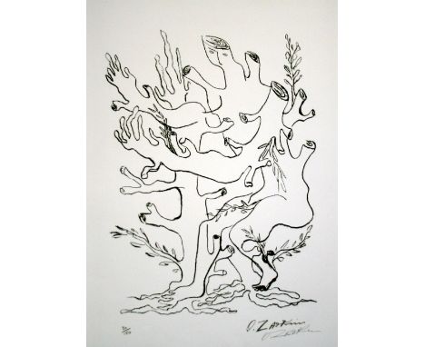 Ossip Zadkine Treeform 1964 lithograph 30 of 150 signed twice - by artist and also signature in plate80 x 58 cm unframed On s