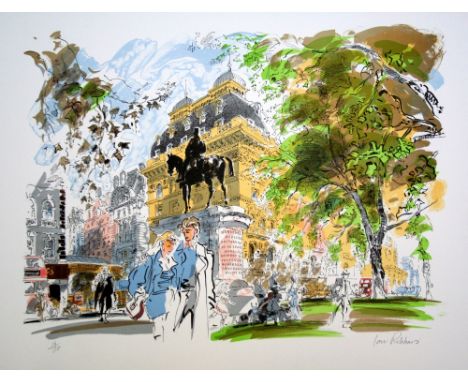 Ian Ribbons Grosvenor Hotel, Victoria lithograph 16 of 195 signed 55 x 75 cm unframed On show at the Curwen Gallery  RRP £ 15