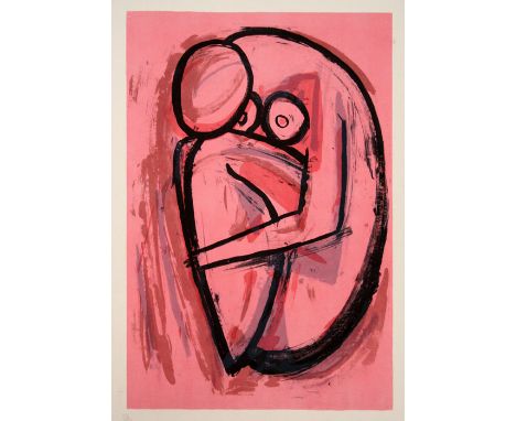 Ioan Mirea Moldovian Nude lithograph 18 of 50 signed 63 x 51 cm unframed On show at the Curwen Gallery  RRP £ 175