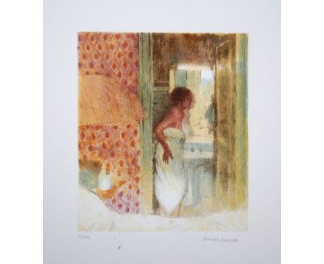 Bernard Dunstan Bathroom Spoleto lithograph 71 of 200 signed 63 x 51 cm unframed On show at the Curwen Gallery  RRP £ 