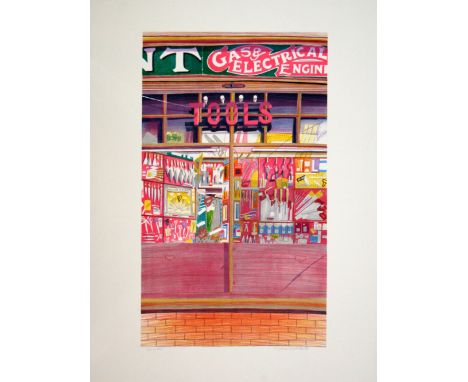 Glynn Boyd Harte Tool shop lithograph AP XI/XX signed 71 x 55 cm unframed On show at the Curwen Gallery  RRP £ 300