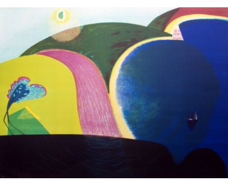 Thirza Kotzen Robberg lithograph 49 of 200 signed 57 x 76 cm unframed On show at the Curwen Gallery  RRP £ 125
