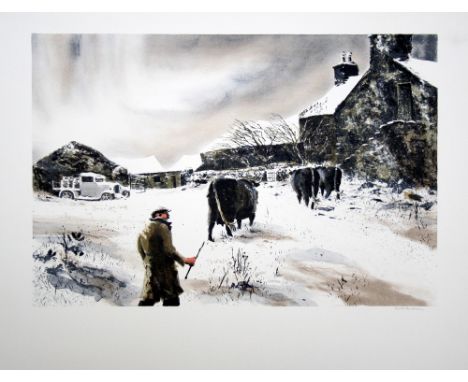 Keith Andrews The Farm lithograph archive signed 51 x 61 cm unframed On show at the Curwen Gallery  RRP £ 