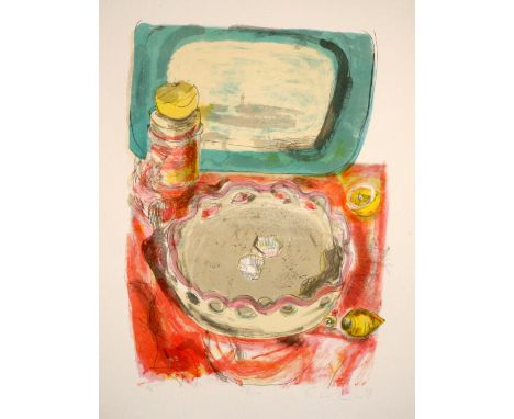 Chloe Cheese Alone lithograph 6 of 18 signed 77 x 57 cm unframed   On show at the Curwen Gallery  RRP £ 250