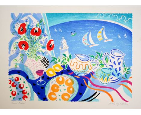 Nicholas Hely Hutchinson Sea Breeze lithograph curwen archive signed 55 x 75 cm unframed On show at the Curwen Gallery  RRP £