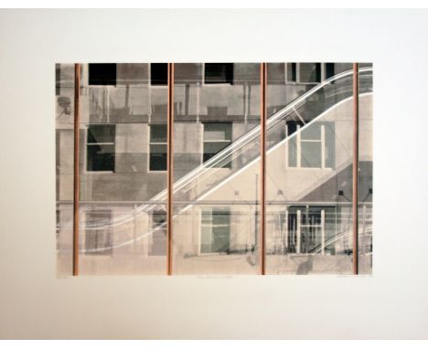 Andrew Holmes Old Broad Street lithograph 33 of 160 signed 63 x 80 cm unframed On show at the Curwen Gallery  RRP £ 120