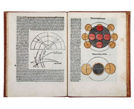 Sacrobosco Ioannes. Sphaera mundi. Add: Georgius Purbachius: Theoricae novae planetarum. Regiomontanus: Disputationes contra 