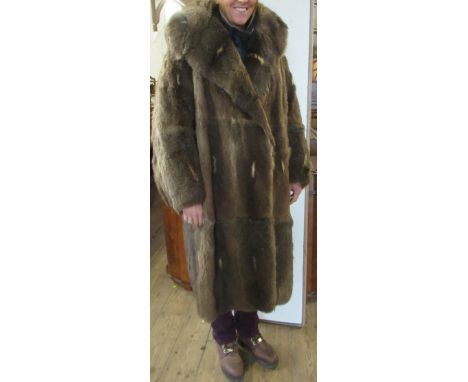 A vintage fur coat