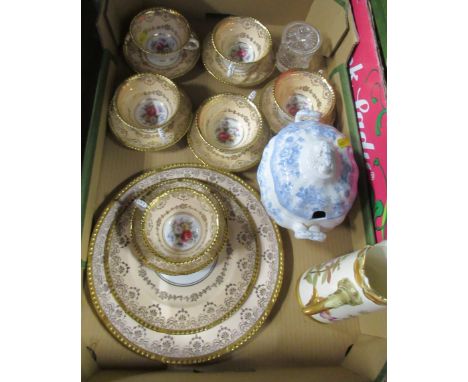 A Paragon tea set, a Royal Worcester jug and other itemsCondition Report:  The Paragon set is in good condition, as is the tu