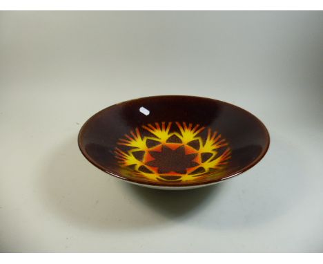 A Poole Aegean Circular Fruit Bowl, 34cm Diameter, Rub to Rim