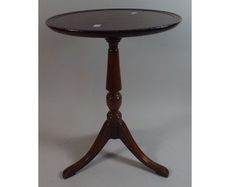 A Small Mahogany Tripod Wine Table, 35cm Diameter