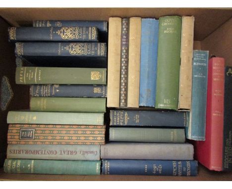 Two boxes of mixed books, history etc, including 'Correspondence of Samuel Pepys', 1926, 2 volumes, etc 