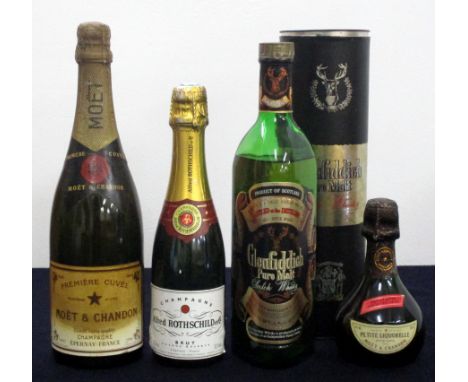 1 20-cl bt Moét et Chandon Petite Liquorelle Petillante 1 bt Moët et Chandon Première Cuvée NV aged/stl 1 hf bt Alfred Rothsc