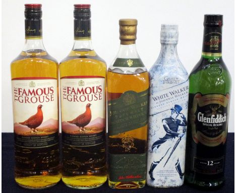 2 litre bts The Famous Grouse Blended Scotch Whisky 1 70-cl bt Glenfiddich 12 YO Special Reserve Single Malt Whisky 1 70-cl b