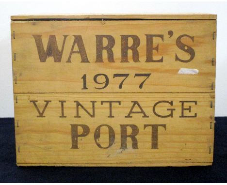 12 bts Warres 1977 Vintage Port owc