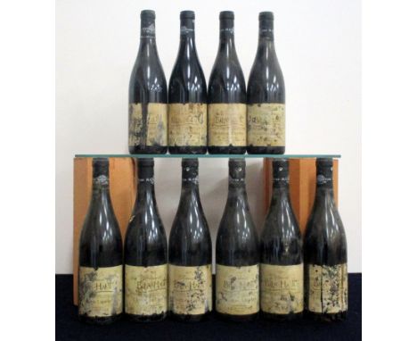 6 bts Côtes de Roussillon Villages Latour de France Occultum Lapidem 2003 Dom Bila-Haut Chapoutier 5 i.n, 1 vts, bs/cdl 4 bts