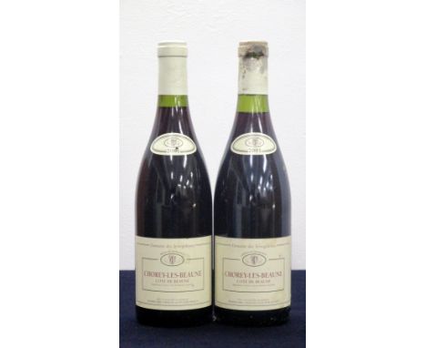 2 bts Chorey-Les-Beaune, Côte de Beaune 2001 Dom des Terregelesses i.n, ts, 1 foil damage, sl nick to 1 vintage slip