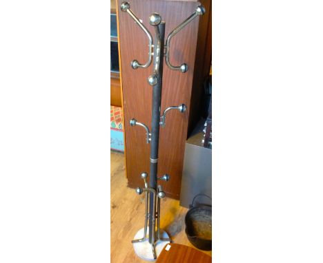 Unusual, decorative metal hat stand.