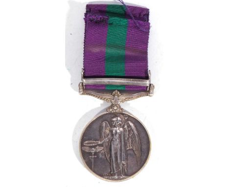 George VI GSM with Malaya clasp named to 4041917 LAC R J Clark RAF