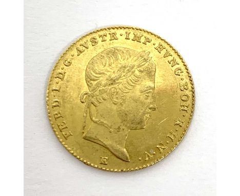 Austria gold Ducat mint mark E