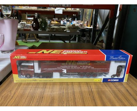 A BOXED CORGI NORMAN EMERSON MAN TGA WITH MONTY 
