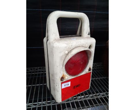 A VINTAGE EWS ROAD LAMP 