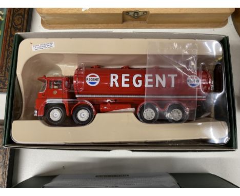 A BOXED CORGI MODEL FUELLING THE FIFTY GUY INVINCIBLE TANKER REGENT OIL COMPANY 