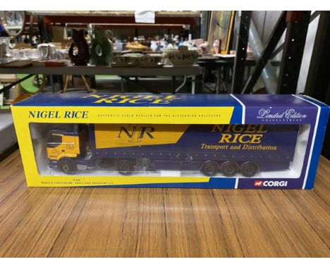 A BOXED CORGI MODEL OF A RENAULT NIGEL RICE WAGON 75605 