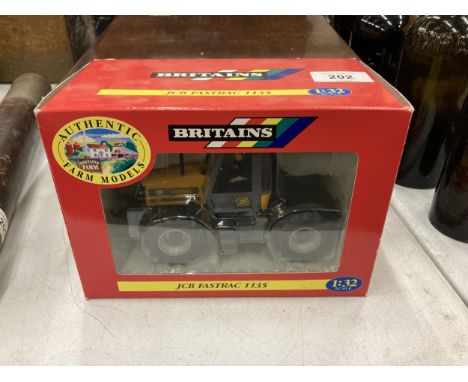 A BOXED BRITAINS FARM MODEL JCB FASTRAC 1135 SCALE 1:32 