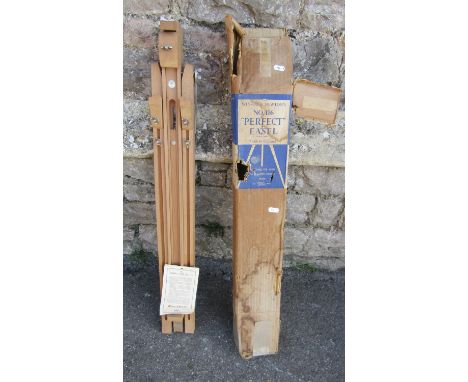 A Winsor &amp; Newton's number 116 'Perfect' folding artists easel in original cardboard packaging 
