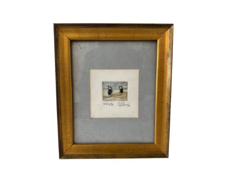 Pieter Van Der Westhuisen (1931-2008) - Etching in colours (1990), signed and numbered 4/100 below, 28 x 33 cm, framed