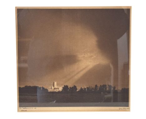 (Local interest) Four framed pictures to include: Sydney Alfred Pitcher (1884-1950) - 'The Lighthouse of the Vale, Gloucester