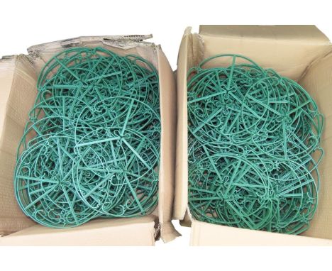Two boxes of garden cane/growing frames 