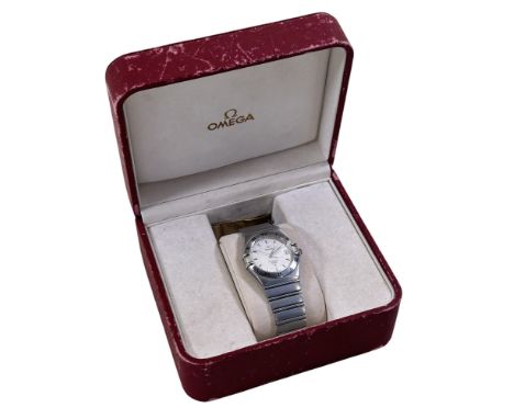 Omega. A gentlemen's stainless steel Constellation Perpetual Calendar wristwatch, with 35mm case, numbered to reverse 5759168