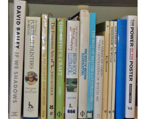A library of books referencing art, photography and illustration (15)