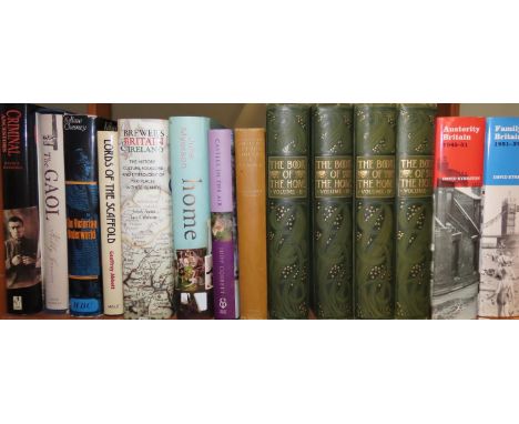 A small library of social commentary to include four volumes of the early 20th century guide The Book of the Home, edited by 